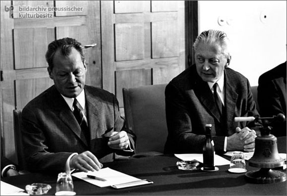 Kurt Georg Kiesinger and Willy Brandt (1969)